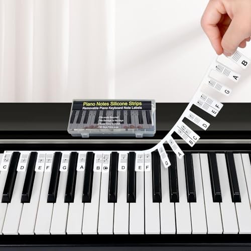Guide de notes de piano AUNHOKE pour apprendre le solfège facilement
