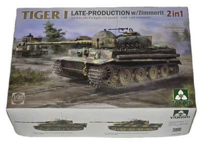 TAKOM 2199 1/35 Scale Tiger I Late Production w/Zimmerit Plastic model Model Kit