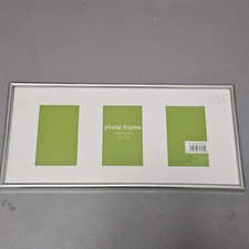 Target Photo Frame Multiple Opening 3 X 4.5in Silver Frame White Mount Board