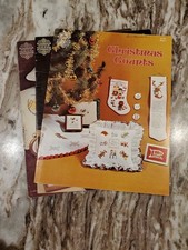 Lot Of 3 Gloria  Pat Vintage Cross Stitch Pattern Booklets Multi Theme