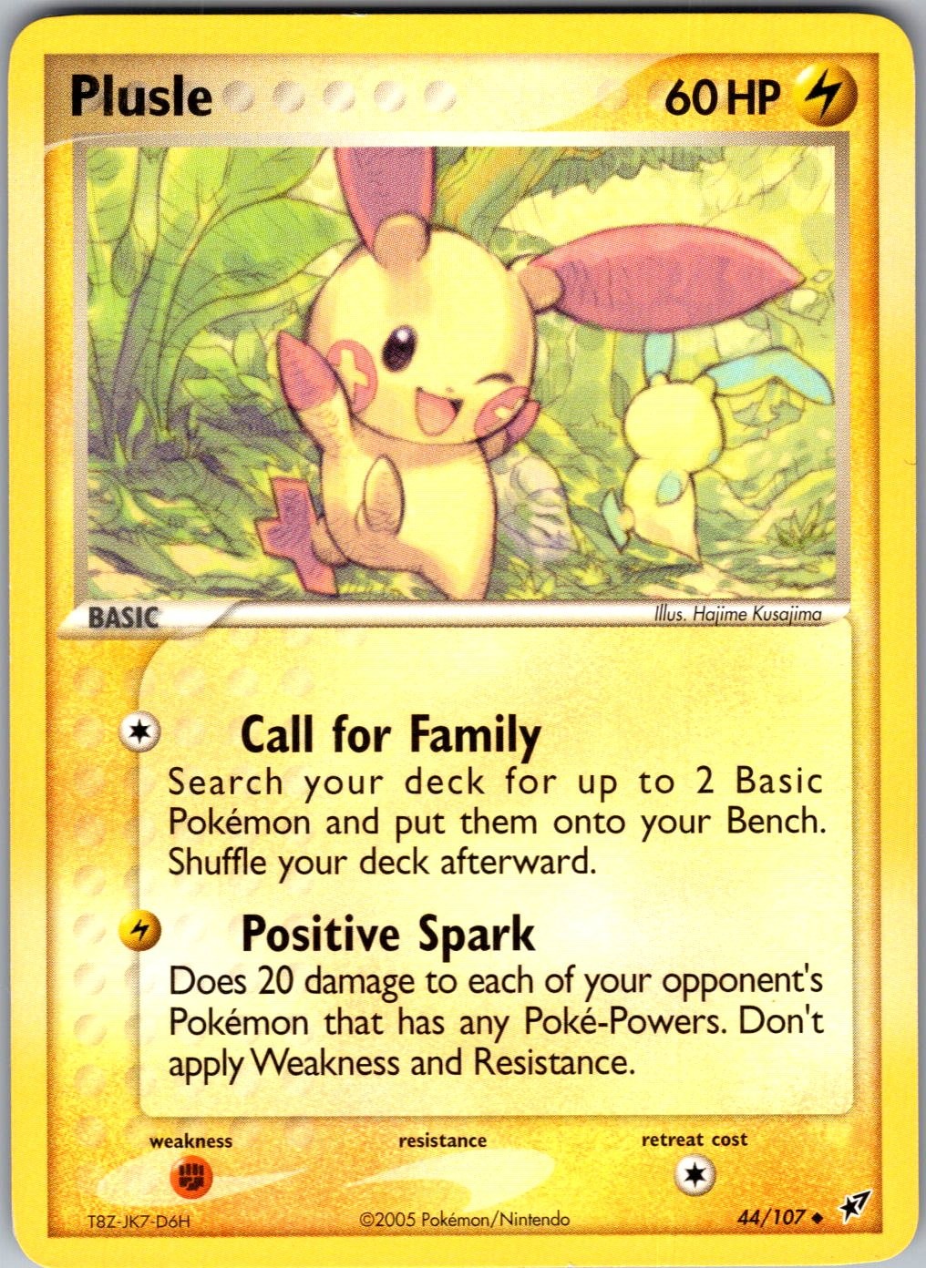 Plusle Uncommon EX Deoxys 44/107 MP