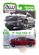 ultra red chase 2019 Chevrolet Silverado High Country 1:64 Auto World AWSP215B