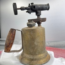 Otto Bernz Co 87 Brass Blow Torch Rochester NY Vintage Gasoline Soldering