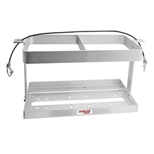 5001.5858 Aluminum Trailer-Mount Race Fuel Jug Holder - Fits Fits 2 Fuel Jugs