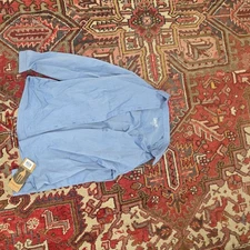 Chef Works Urban Collection Detroit Short Sleeve Denim Shirt in blue S