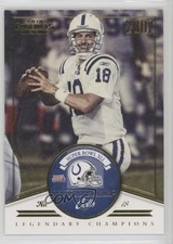 2012 Panini Contenders Legendary Champions Gold 78/100 Peyton Manning #5 HOF 0o9
