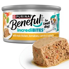 Purina Beneful Small Breed Wet Dog Food, IncrediBites 3 Ounce Pack of 12