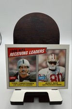 1987 Topps - League Leaders Jerry Rice, Todd Christensen #228