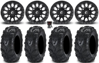 Fuel Vector MB 14'' Wheels 28'' Mud Lite II Tires Sportsman 550 850 1000