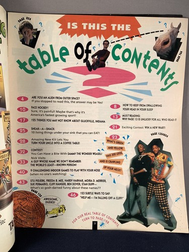 Nickelodeon Magazine 90s First Premiere Issue Chevy Chase Pizza Hut Mint Poster - Picture 2 of 2