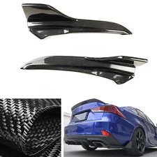 Rear Splitter Lip Kit For 2017-2019 LEXUS IS300 IS350 F Sport Sedan Carbon Fiber