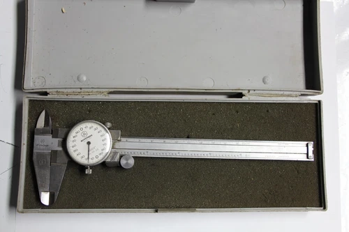 Mitutoyo Dial Caliper: 6' Range, 0.001' Graduation, 0.1' per Revolution 505-626