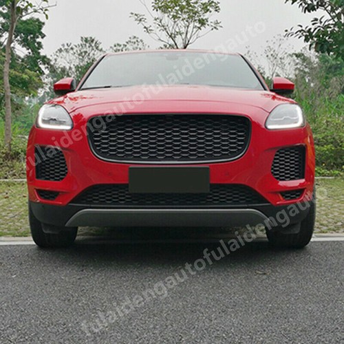 For Jaguar E-PACE 2018-2020 Carbon Fiber Front Grille Outline Trim Molding Cover - Picture 3 of 6