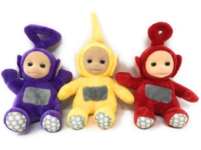 teletubbies soft toy set