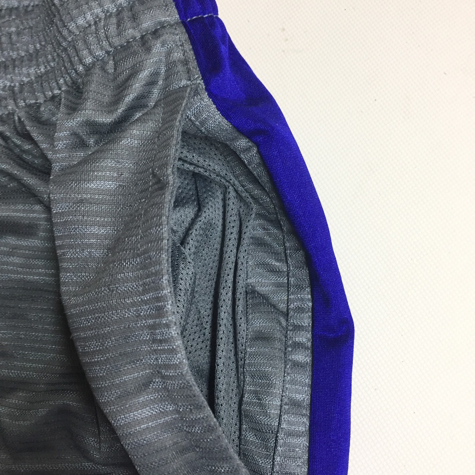 Nike Men's Basketball Shorts Gray Blue Pink Size M Gem