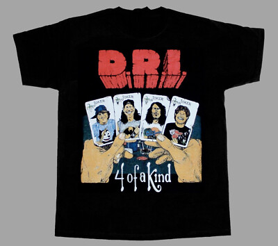 D.R.I. DRI FOUR OF A KIND DIRTY ROTTEN NEW BLACK T-SHIRT ALL SIZE