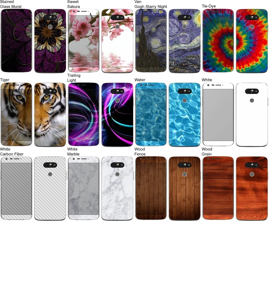 Elige cualquier 1 calcomanía/piel de vinilo para teléfono inteligente LG G5 Android - ¡Compra 1 y obtén 2 gratis! Foto 4 de 4