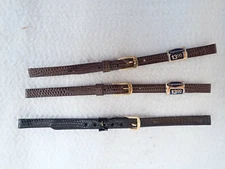 VINTAGE STYLCRAFT LADIES NOS LIZARD GRAIN ON CALF LEATHER & KREISLER LIZARD