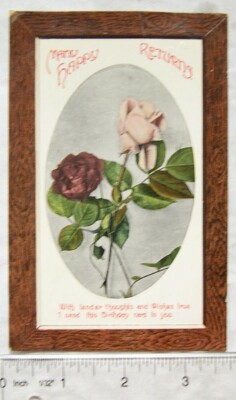 Postkarte 1909 Viele glückliche Rückkehrer - mit zärtlichen Gedanken & Wünschen wahr