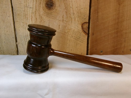 Vintage 7.5" Wood Gavel