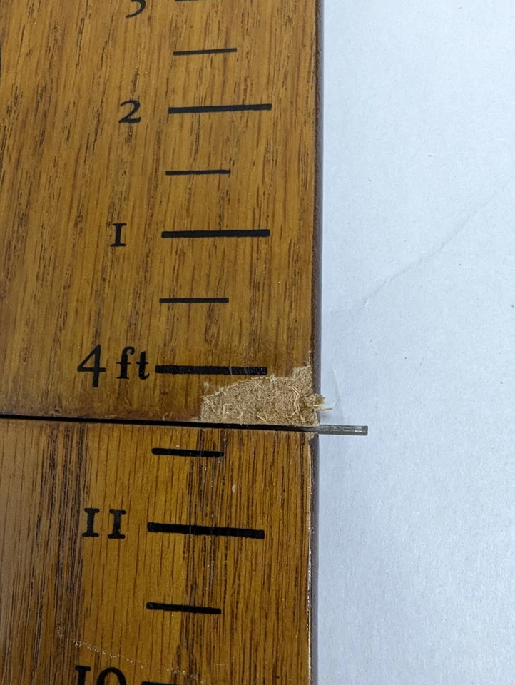 Vintage Messen Sie Ihr Wachstum Holzkarte mit Bildhalter K-6. Klasse - Bild 3 von 3