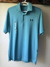 Under Armour Golf Loose Playoff Polo 3.0 Blue Dot AOP Mens S Men  s Shirt s/s