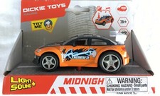 Dickie Toys Midnight Racer Light Sound  Die Cast Metal Vehicle NEW