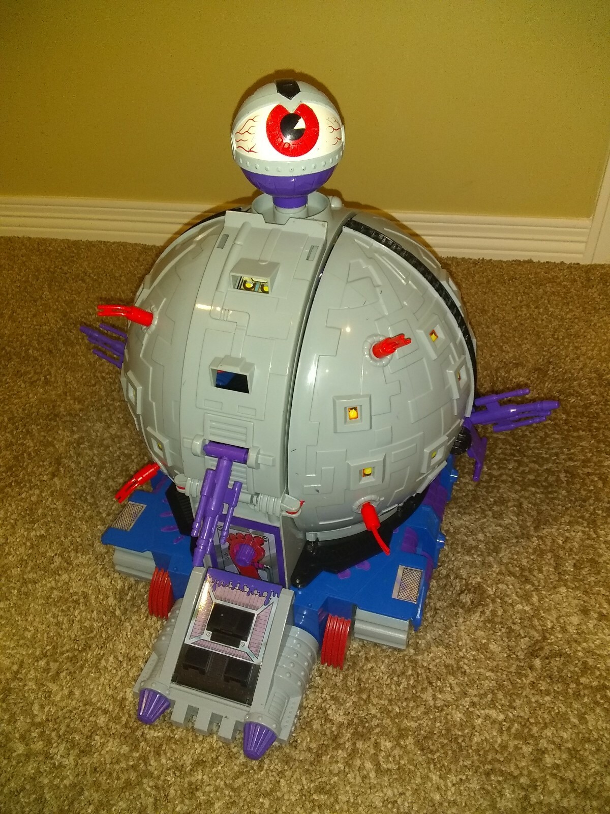 tmnt technodrome playset 1990