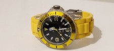 OROLOGIO da polso IKE WATCH - LIFESTYLE - quadrante nero cinturino giallo