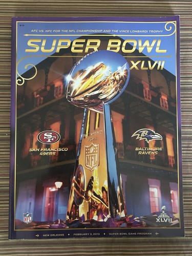 NFL Super Bowl XLVII (47) New Orleans Programm