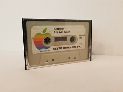 APPLE II RARITÄT Spielkassette Star Wars Star trek - von 1978!!! 