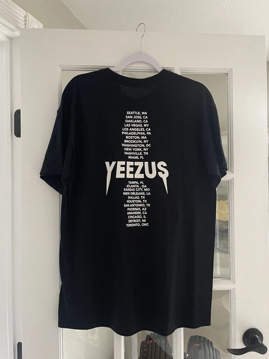Yeezus 213 tour best sale shirt