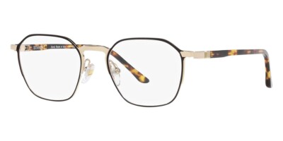 Starck SH2076 002 Gold & Schwarz Gestell Brille Hand Made 51-20-145