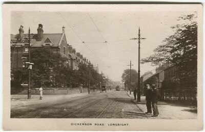 DICKENSON ROAD, LONGSIGHT - Cheshire Postkarte Grosvenor Serie