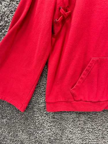 Vintage Disney Hoodie Women's Large Red Mulan Her Universe Lace Up Bell Sleeve - Picture 7 of 22