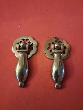 A Pair of Beautiful Traditional Ornate Victorian Type Brass Plated Handles