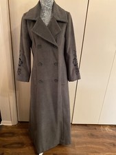 Rare Together Gray Maxi Embroidered Coat - 4