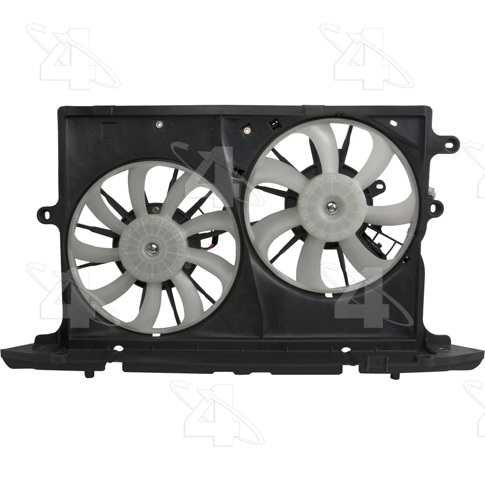 4 Seasons Dual Radiator and Condenser Fan Assembly For 2008-2014 Scion xB Foto 4 de 4