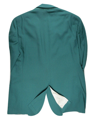 Nordstrom Mens Jacket Blazer 44 Canada Vintage Green Nautical Gold Button - Bild 4 von 11