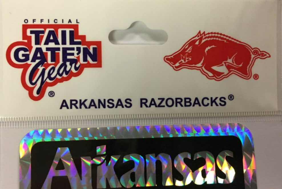Arkansas Razorbacks Running Hogs Vintage Decal - 17\", Officially Licensed, Red 11 thumbnail image