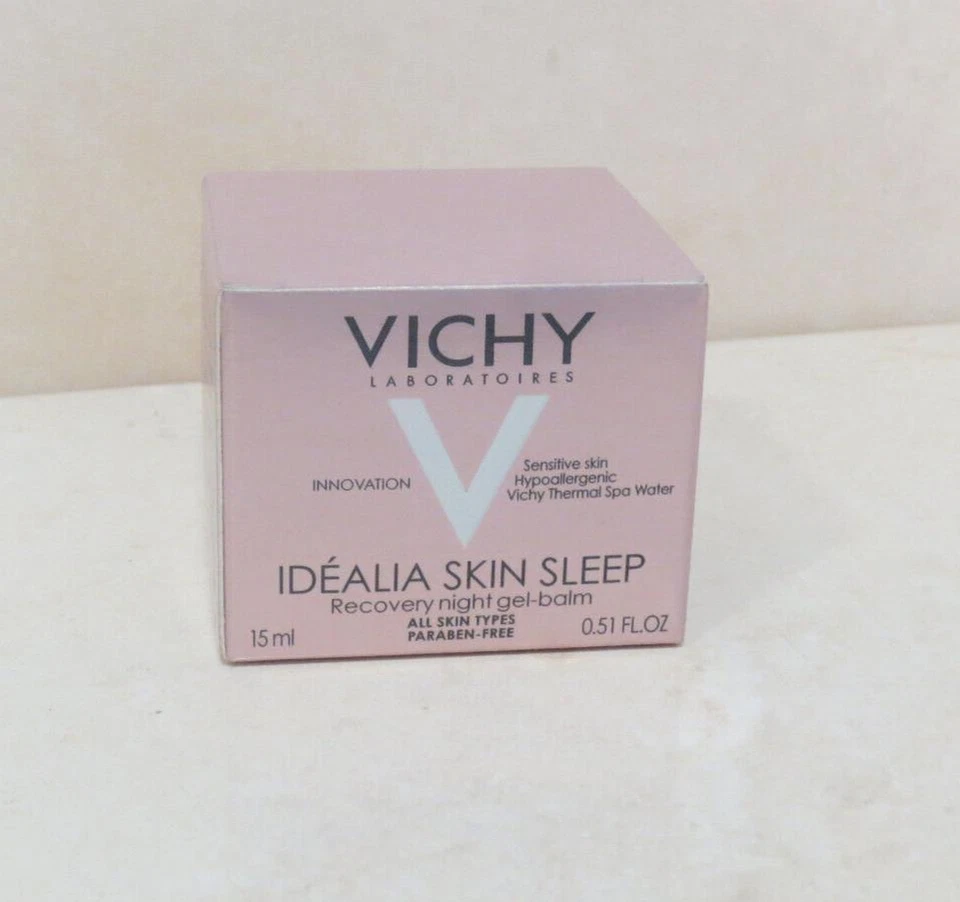 VICHY IDEALIA SKIN SLEEP RECOVERY NIGHT GEL-BALM 0.51 OZ LOT OF 10 - Image 2 of 4