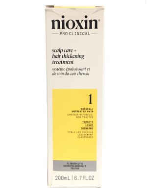 Nioxin System #1 Scalp Care Hair Thickening Treatment, 6.7 oz