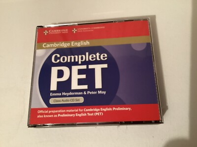 COMPLETE PET  (Preliminary English Test)  Class Audio CD set   ENGLISH