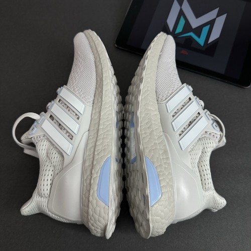Adidas UltraBoost 1.0 (JH9211) "Grey/White/Blue" Women's Sizes NBY - Picture 10 of 12