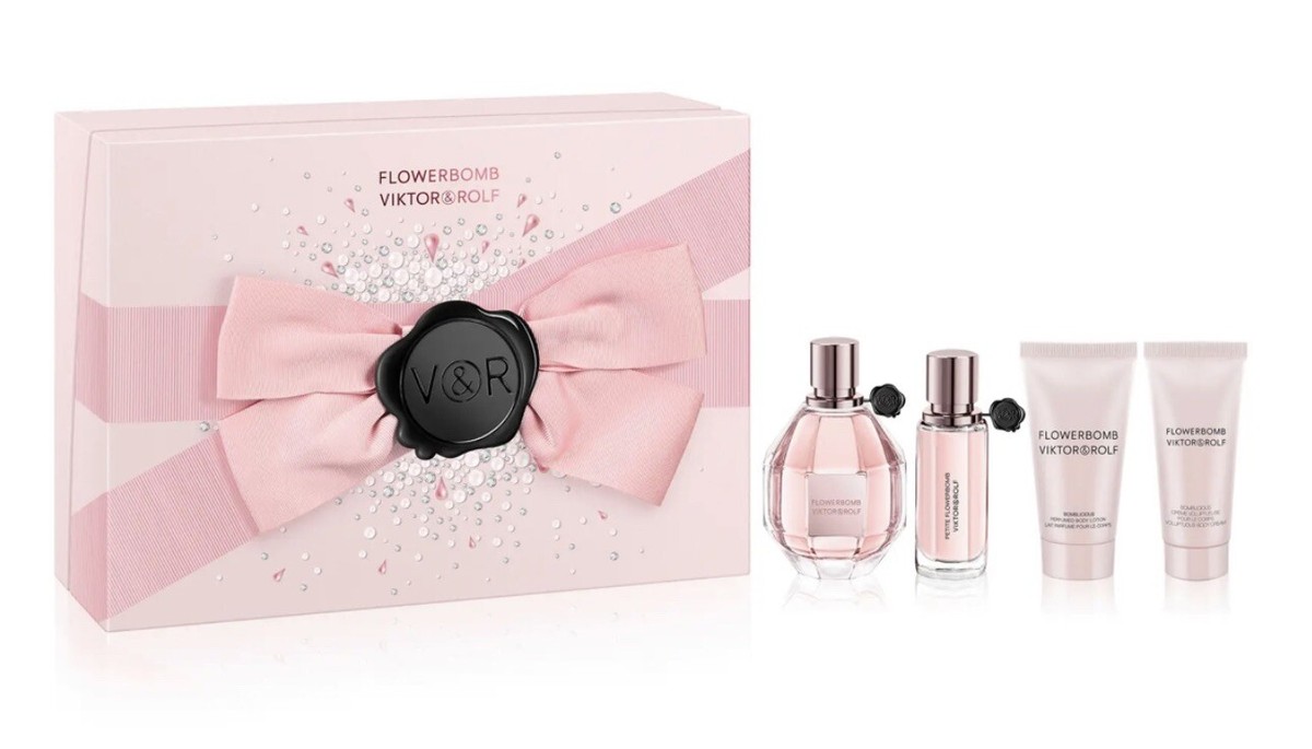 Viktor & Rolf Flowerbomb Eau De Parfum 4 Pcs Gift Set New In Box