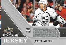 2020-21 UD Hockey Jersey   JEFF CARTER LA KINGS