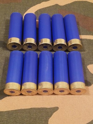 12 GAUGE 2 3/4'' SNAP CAPS DUMMY TRAINING ROUNDS SET OF 10 ''SAFETY BLUE''