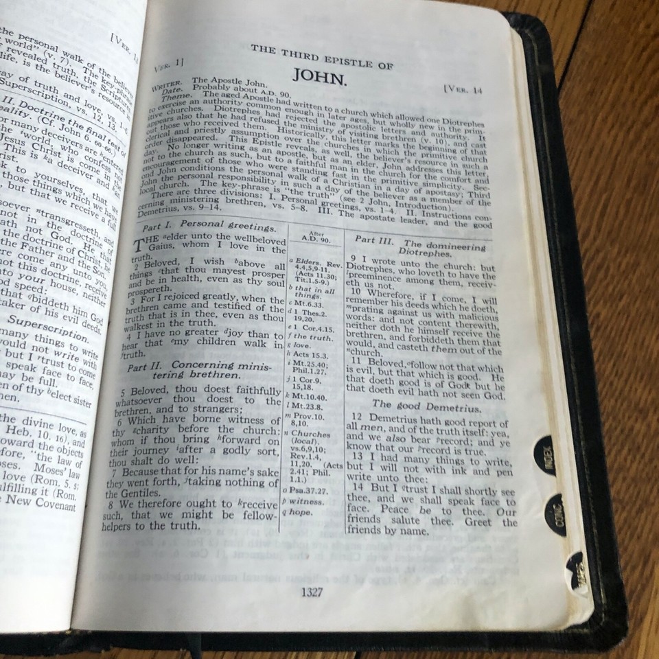 Holy Bible KJV Scofield Study Bible Oxford University Press eBay