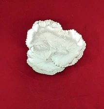Reed & Barton .925 Sterling Silver Lily Pad Candy Dish 7" Diameter, circa 1956