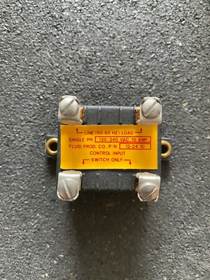 Solid State Control Relay AC Single Phase 120/240 VAC 10a Line Load 50-60HZ
